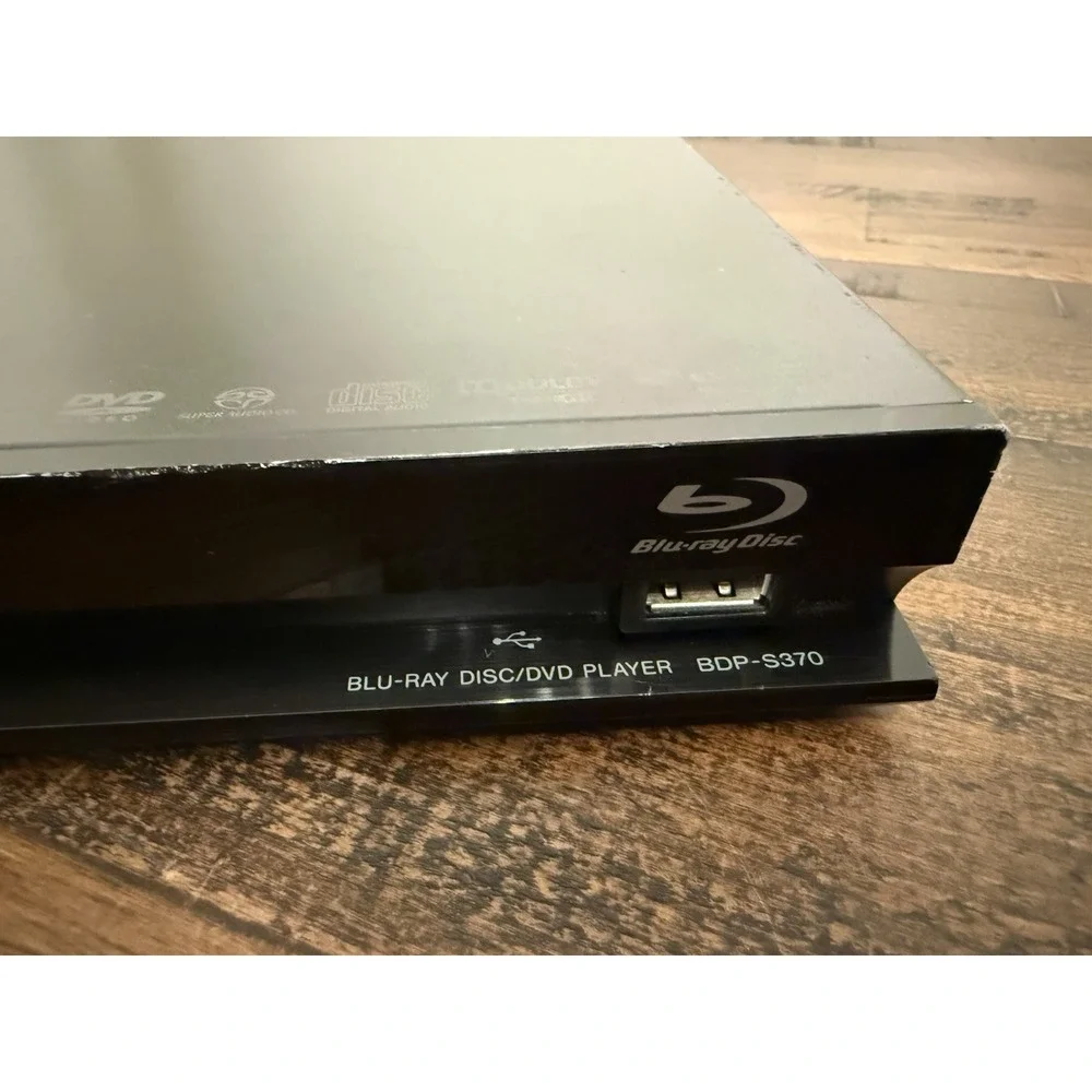 Sony BDP-S370 Blu-ray Disc Player Full HD 1080p HDMI USB Streaming No Remote